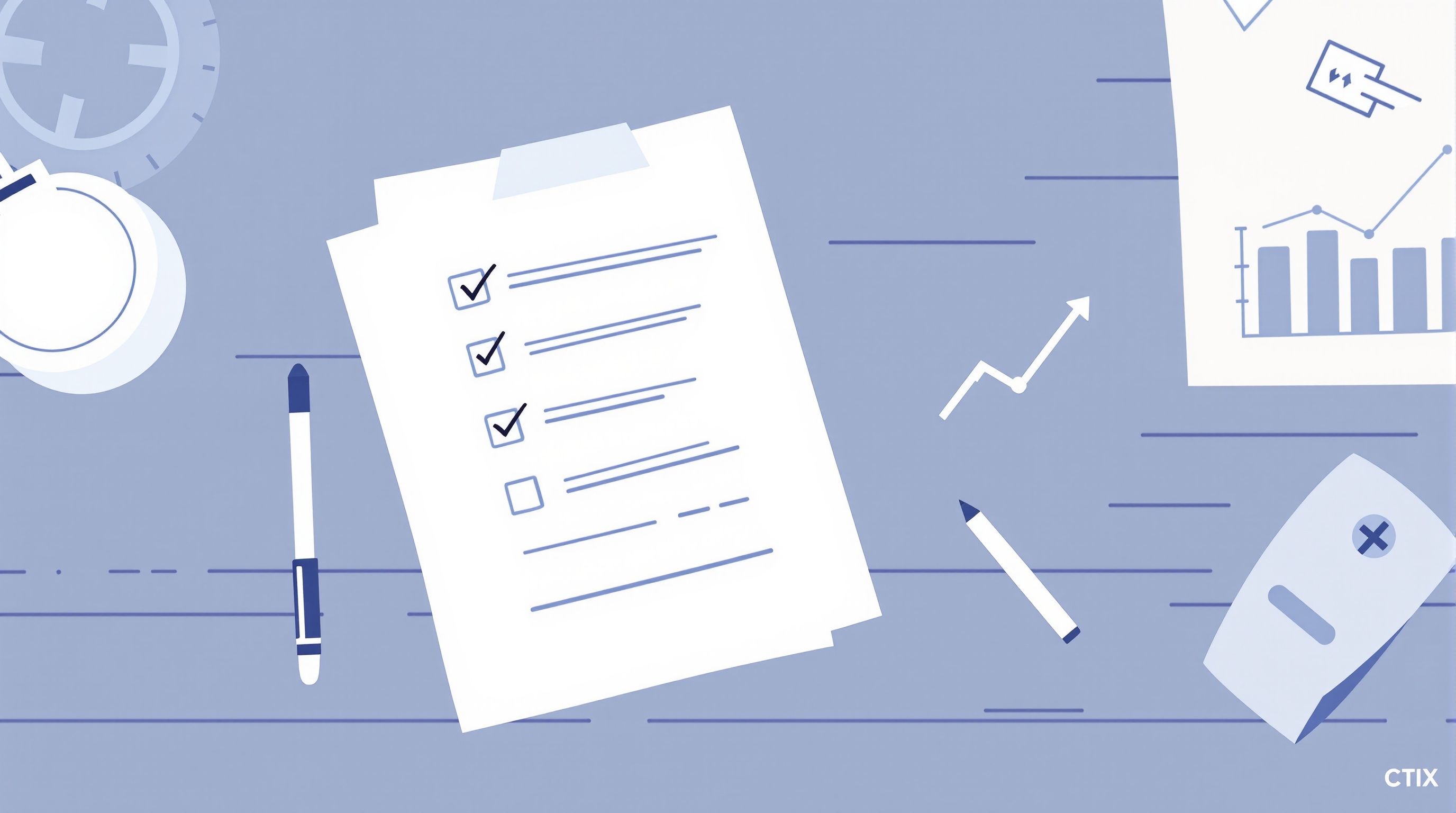 A simple one-page trading plan document next to a forex chart on a desk