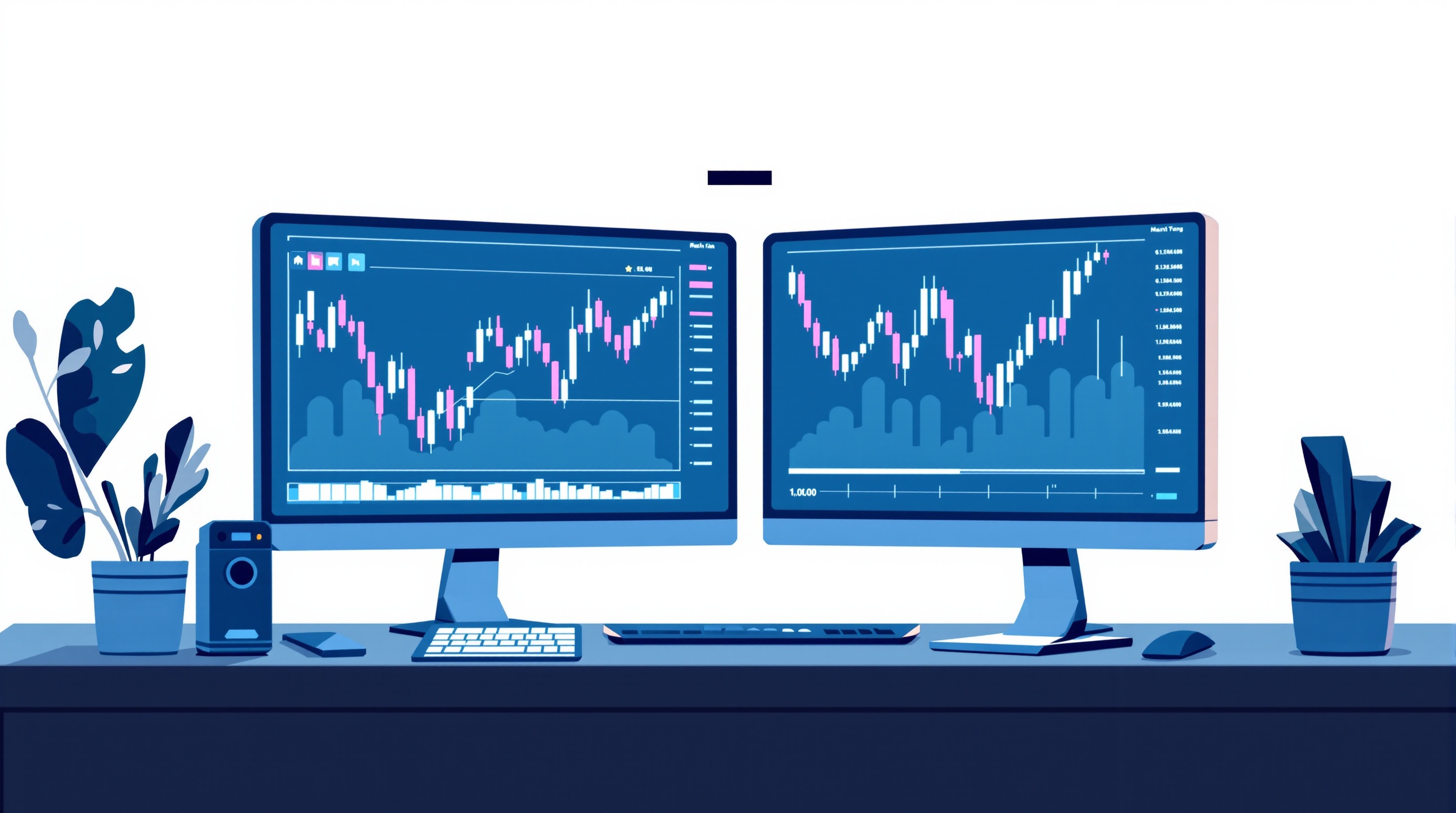 Trader reviewing leverage and margin settings on a professional trading account dashboard